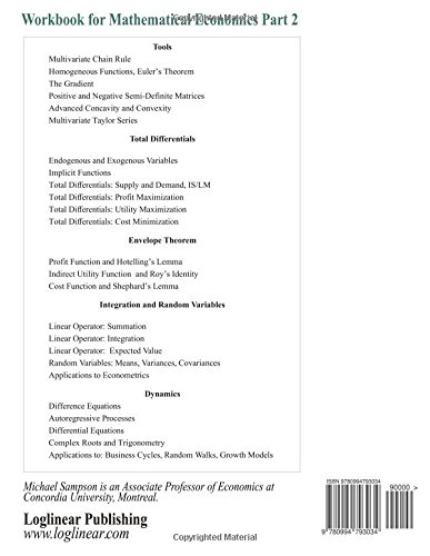 Workbook for Mathematical Economics Part 2 - Image 2
