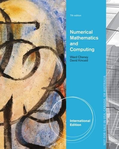 Numerical Mathematics and Computing, International Edition
