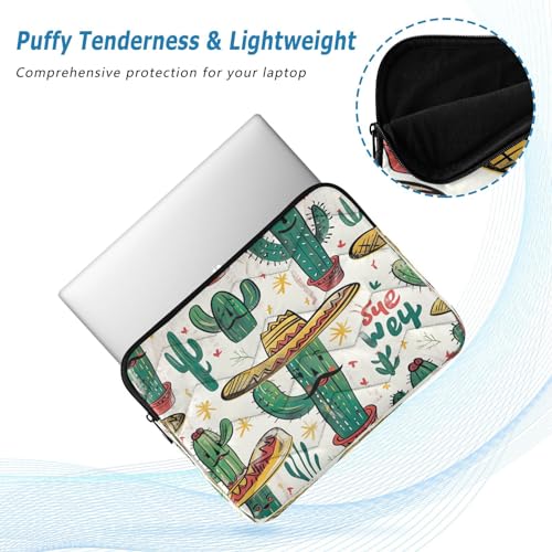 Funda para Laptop 13-14 Pulgadas Impermeable Diseño Cactus miniatura 5