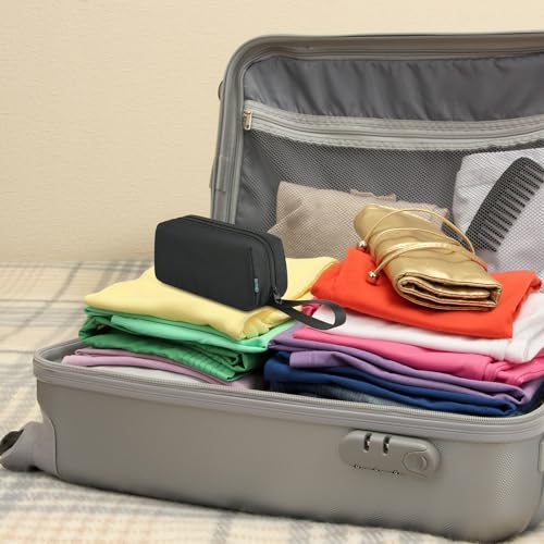 Beautyflier Carrying Bag Compatible with OLOV Bikini Trimmer Women, Portable Storage Bag for Body Hair Trimmer, Travel Carrier Case for Bikini Shaver, Electric Razor and Accessories (Bag Only)