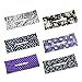 Panino Deft dei Capelli, Bandi per Capelli 6pcs, Fabbricante del Panino della Ciambella Femminile, Strumento di Stile dei Capelli Portatile, Clip Magicas della Stampa di Classe