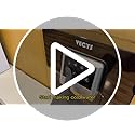 VECYS Bottom Loading Water Cooler with Ice Maker, Cold Water Supply with 18LBS Daily Ice Making, Compatible with 3 or 5 Gallon Bottles, Ideal for Home and Office (No Hot Water)