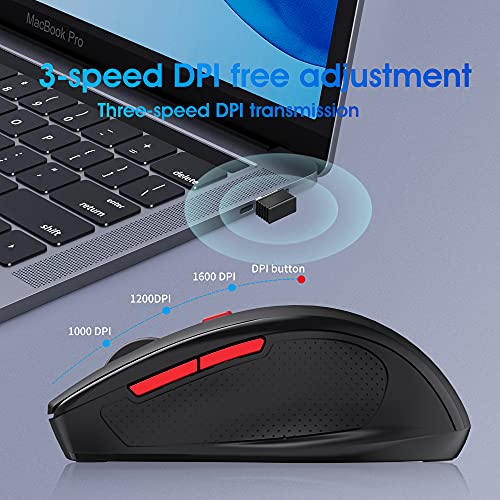 Snpurdiri 2.4G Wireless Gaming Keyboard And Mouse Combo, Include Mini 60% Merchanical Feel Keyboard, Ergonomic Design Wireless Mouse #TOP4