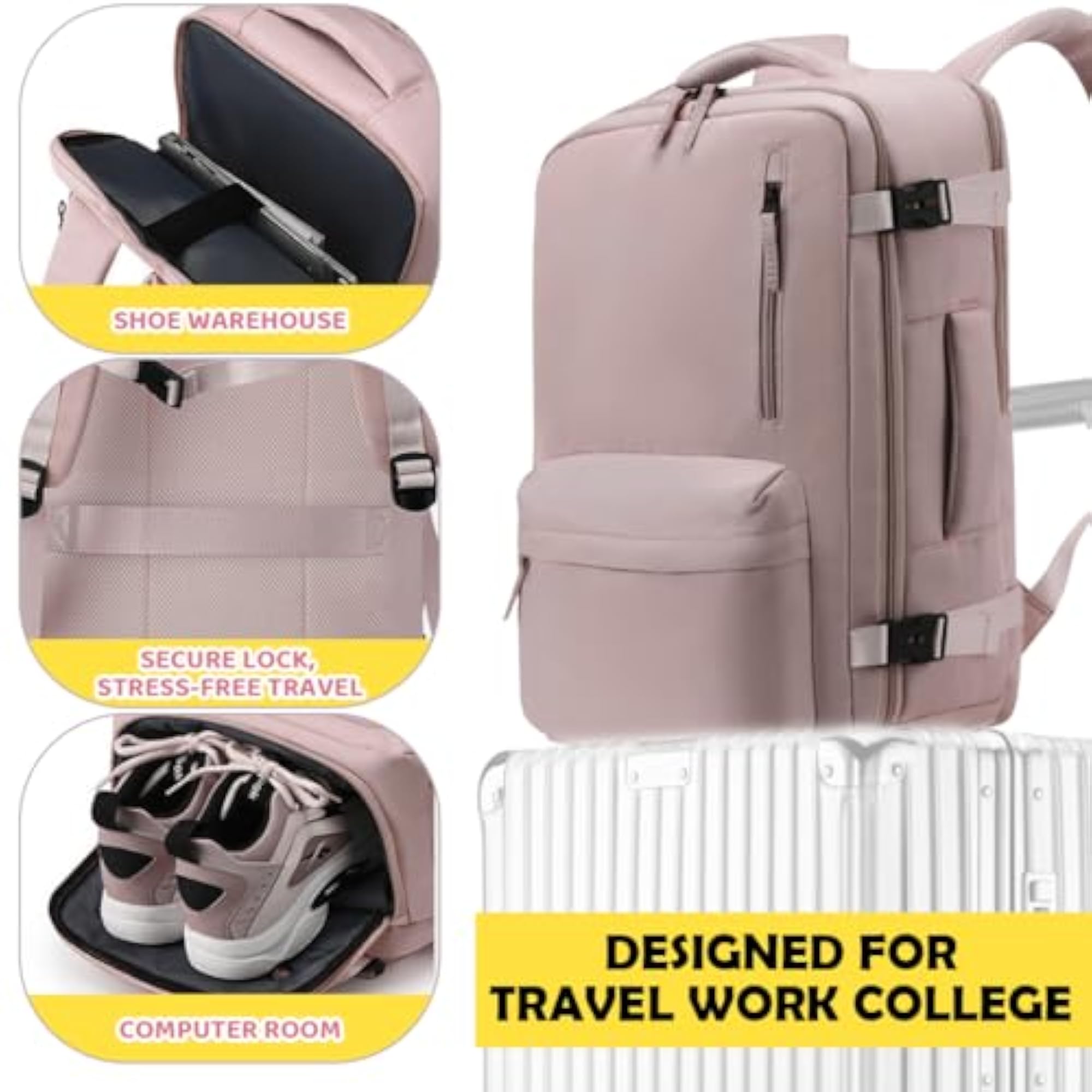 Travel Backpack for Women 15.6'' Laptop Backpack