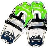 SNOWTREK Aluminum Snowshoes for Kids, Youth and Adults with Carrying Bag