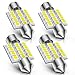 Marsauto DE3175 31mm LED Interior Dome Light Map Bulb Door Courtesy for Car 1.25inch DE3021 DE3022 Festoon Bulbs Pack of 4