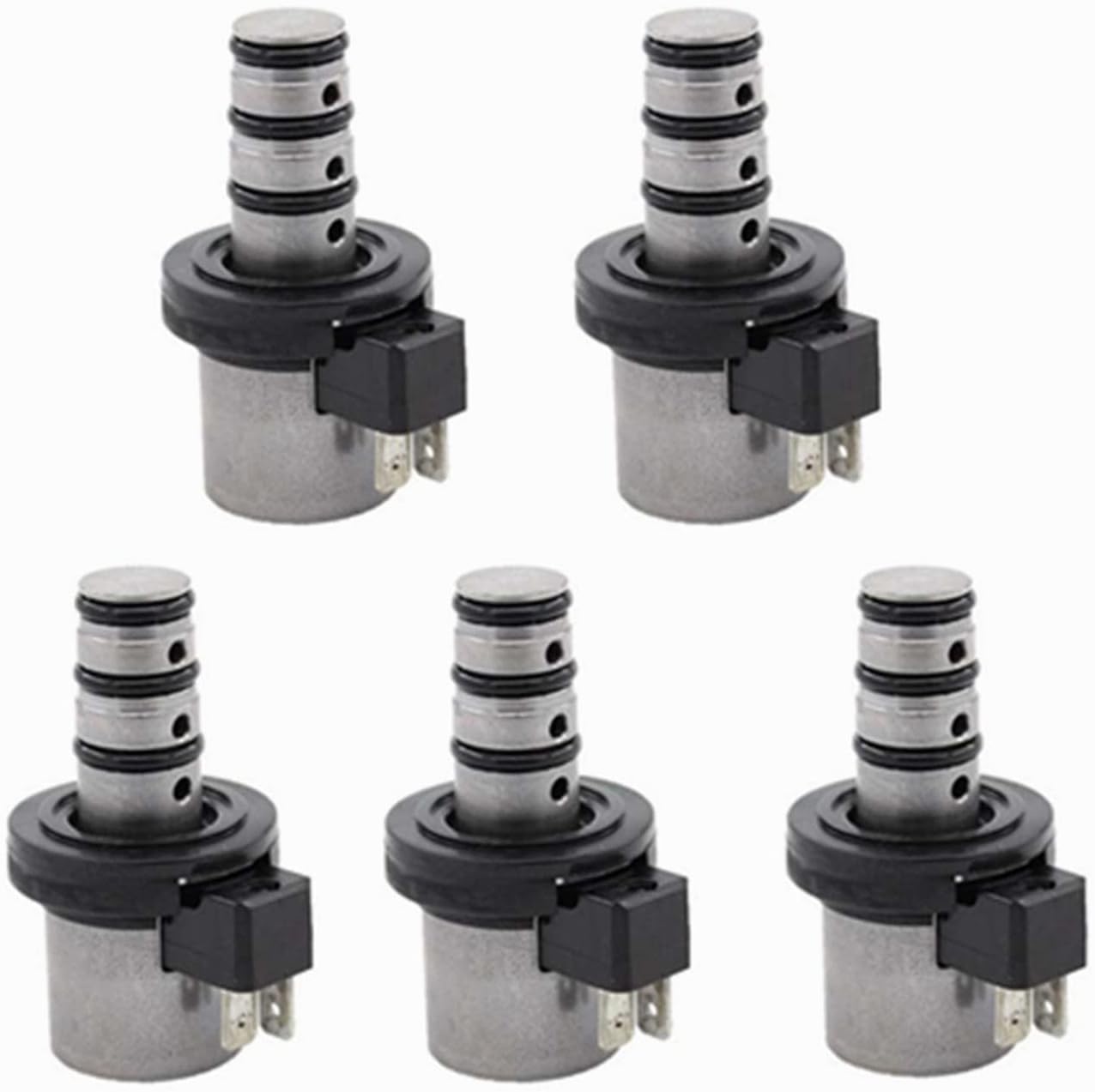 PANGOLIN 5PCS F4A41 F4A42 Transmission Shift Solenoid Kit for Mitsubishi F5A51 V4A51 R4A51 Automatic Transmissions Solenoid Kit; Replace OE MD758981, 46313 39051, F4A-41, F4A-51