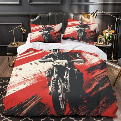 Parure de lit vélo hors route housse couette super king