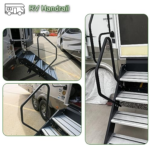 koxuyim RV Handrail Fit for Any Generation 3 Triple Or Quad Solid Step by koxuyim - Used condition - Image 2