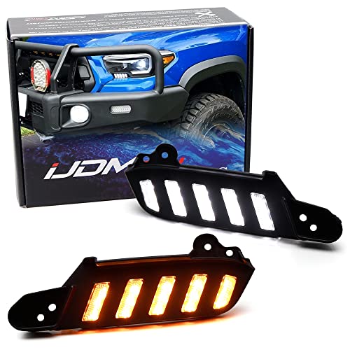 Kit LED DRL Blanco/Ámbar para Toyota Tacoma 2016-2023 miniatura 1