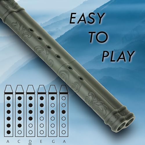 image for BáFlute BAFlute Native American Style Drone Flute, 432hz Double Chamb