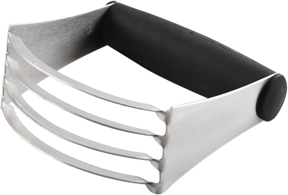 2pcs Stainless Steel Pastry Flour Mixer Dough Scraper Baking Tools Bread Making Easy to Clean