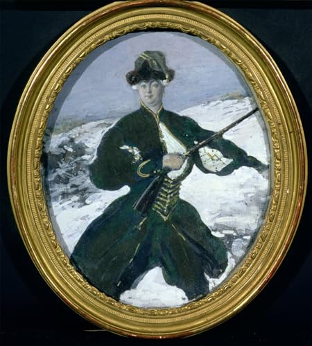 Cuadro artístico en lienzo L'imperatrice Elisabetta Hunting de Leon Bakst, 60x90cm