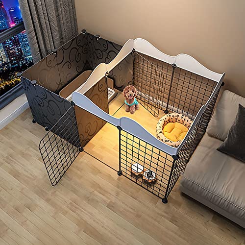 Enclos pour chat intérieur spacieux et cage furet modulable