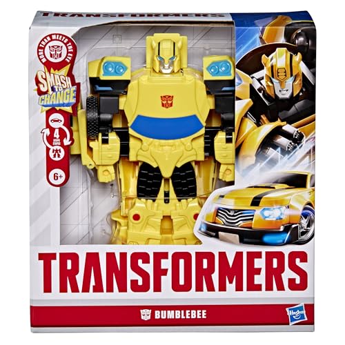 Bumblebee Transformers Smash Changers figura de acción coche robot transformable infantil 3