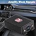 GoolRC 4-Channel Full-Range Amplifier, 80Wx4 Audio Modification Power Amplifier Digital Sound Processor Class A/B for Android Car Player