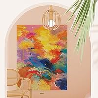 Amazon.co.jp: WEART ウィアート 抽象絵画 大型 玄関 リビング