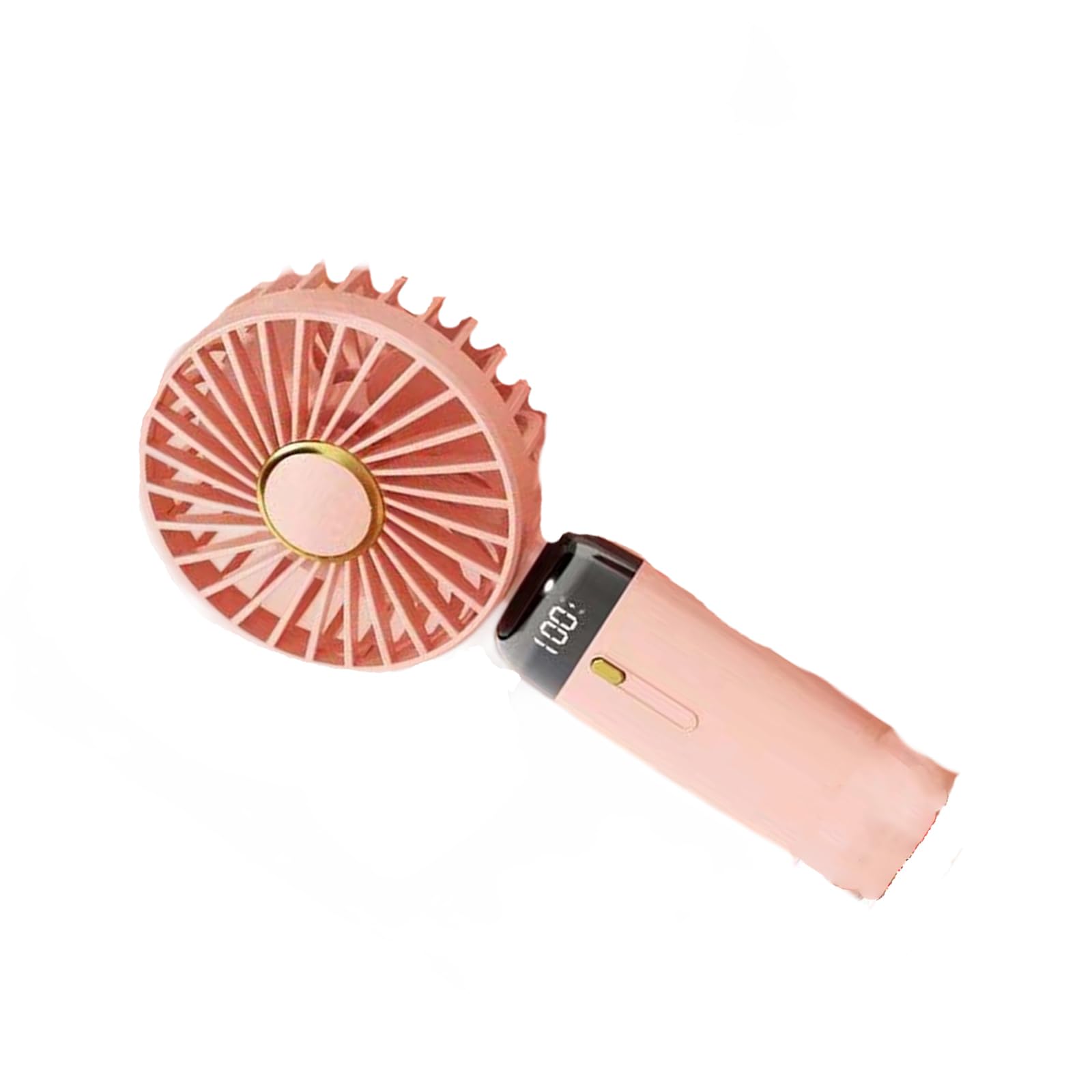 Limtula Portable Handheld Fan 5 Speed USB Rechargeable, Quiet Cooling Desk Fan for Travel Home Foldable Desktop