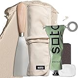 soto Juego de 7 piezas premium SPACKLE: Spackle, Schlüssel, Messer, SandPaper, Handtuch, Möbel, Schränke (n.º 09 Historic Beige)