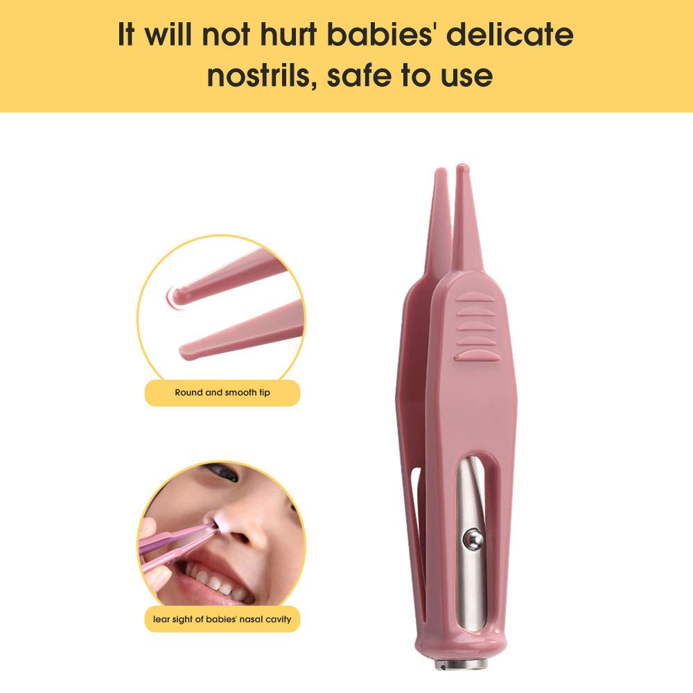 XiaoXIN Nez sûr pour bébé Clip propre Pince à épiler pincée Pince à pincer oreille Nez Clean Pinel Infant Toddle Care Booger Remover