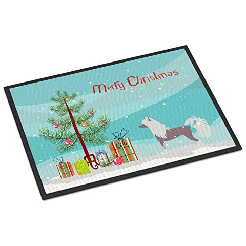 Caroline's Treasures Chinese Crested Doormat Cover