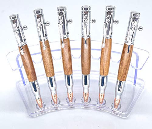 Stylo calibre 30 bois et boussole pour une écriture fluide et nette