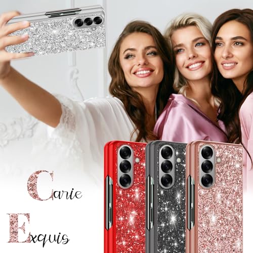 Étui pour Samsung Z Fold 7 brillant mode chic argent - 7