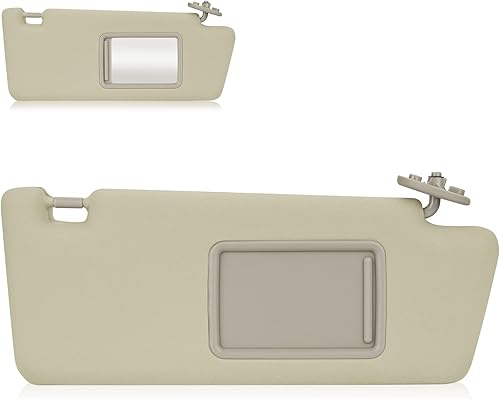 Miniatura 8 de Hurotoms Visera solar del lado del pasajero derecho sin luz para Toyota Tacoma 2005 2006 2007 2008 2009 2010 2011 2012, repuesto 74310-04081-E0,