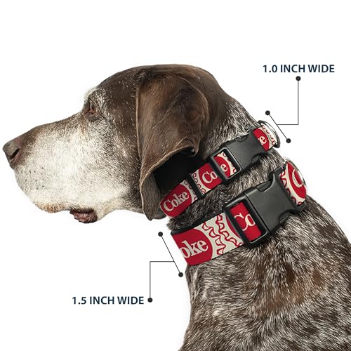 Collier chien Coca-Cola large et robuste pour stopper la pression au cou