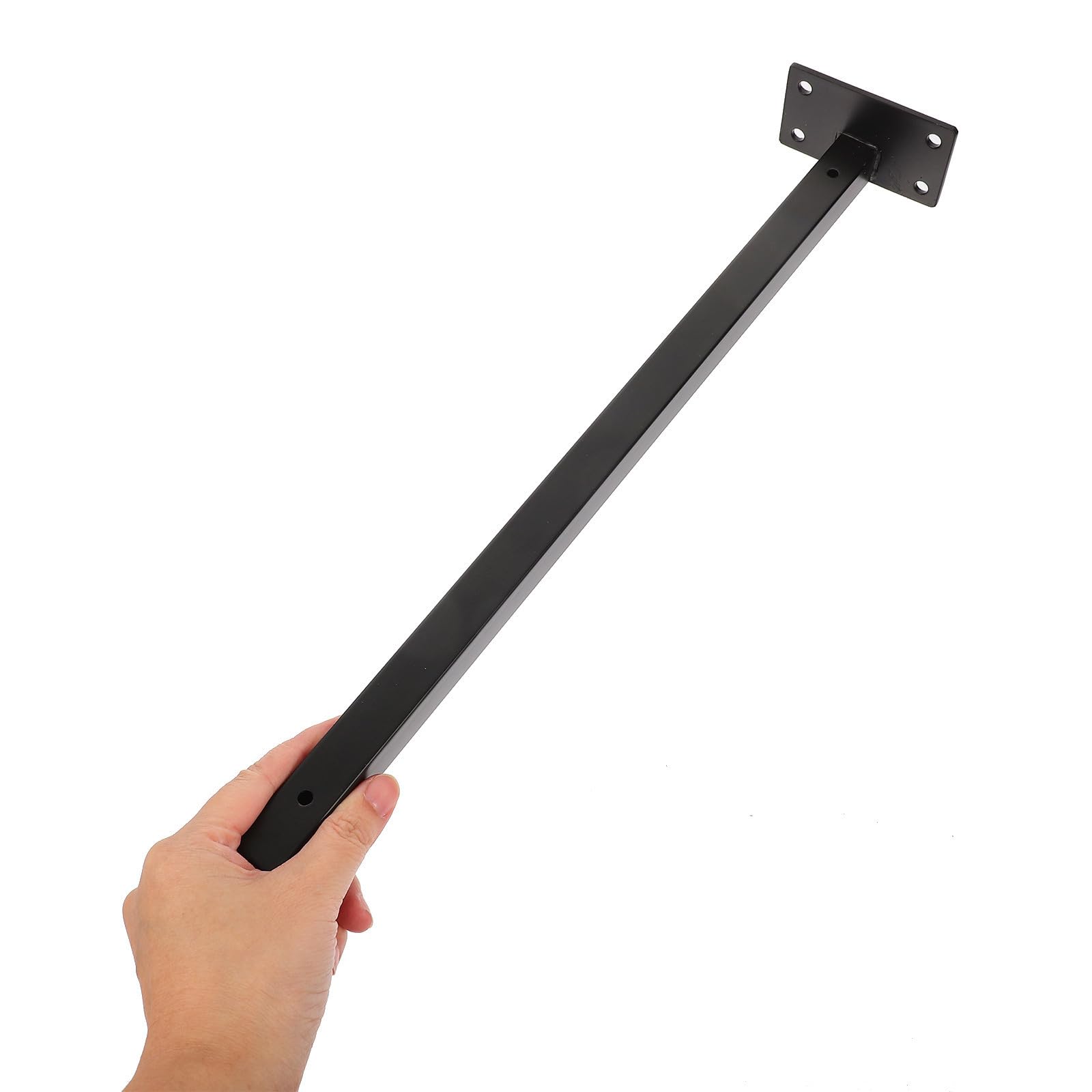 DOITOOL 4piezas Soportes para Estantes de Acero Inoxidable Resistentes y Duraderos para Estanterías Flotantes Cocina Salón y Oficina Instalación Fácil con Tornillos Incluidos