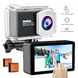 WiMiUS L3 Action Cam 4 K Full HD 16 MP WLAN mit 2,45-Zoll-(6,22 cm)großem LCD-Touch-Screen...