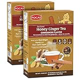 Pocas Honey Ginger Tea, Cinnamon, 18 Grams, 20 Bags (Pack of 2)