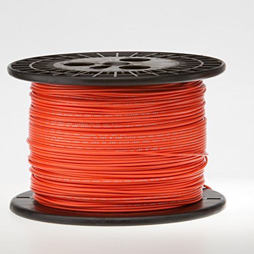 Remington Industries 18UL1007STRORA250 UL1007 18 AWG Gauge Stranded Hook Up Wire, 300V, 0.0403 Diameter, 250' Length, Orange
