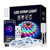 UNICROWN 100ft Waterproof Led Strip Lights - 5050 RGB Led Lights Strips and 16 Million Color Changin