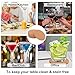 KUKLIPJIM 80 Pack 4 Inch Round Cork Coasters - Absorbent, Heat Resistant, Multi-Use for Drinks, Crafts, DIY Projects, Wine Glass, Mug, Coffee Cup, Plants