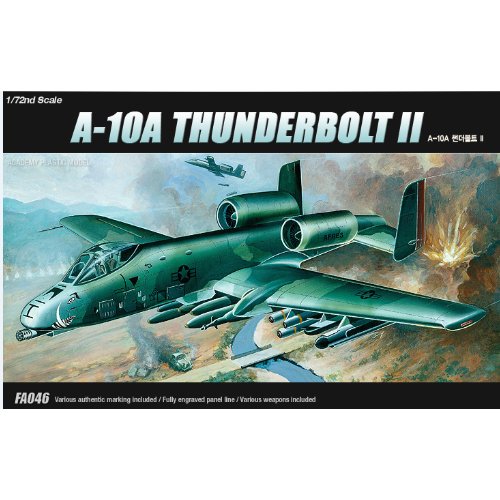 Amazon | アカデミー1/72 A-10a サンダーボルトII軍用航空機