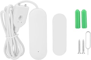 Water Leak Sensor WiFi Water Leak Detector Intelligent Water Level Alarm Equipment for Home Kitchen Bathroom ABS Material 6.8x2.2x1.8cm