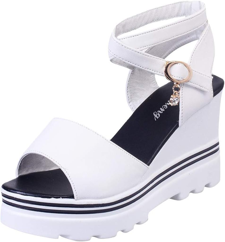 white wedge sandals wide width