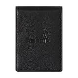 ロディア ミニ3穴システム手帳 RHODIA オーガナイザー(11×8cm リング径11mm 山羊革) ブリオン ブラック cf11ogz02-bk