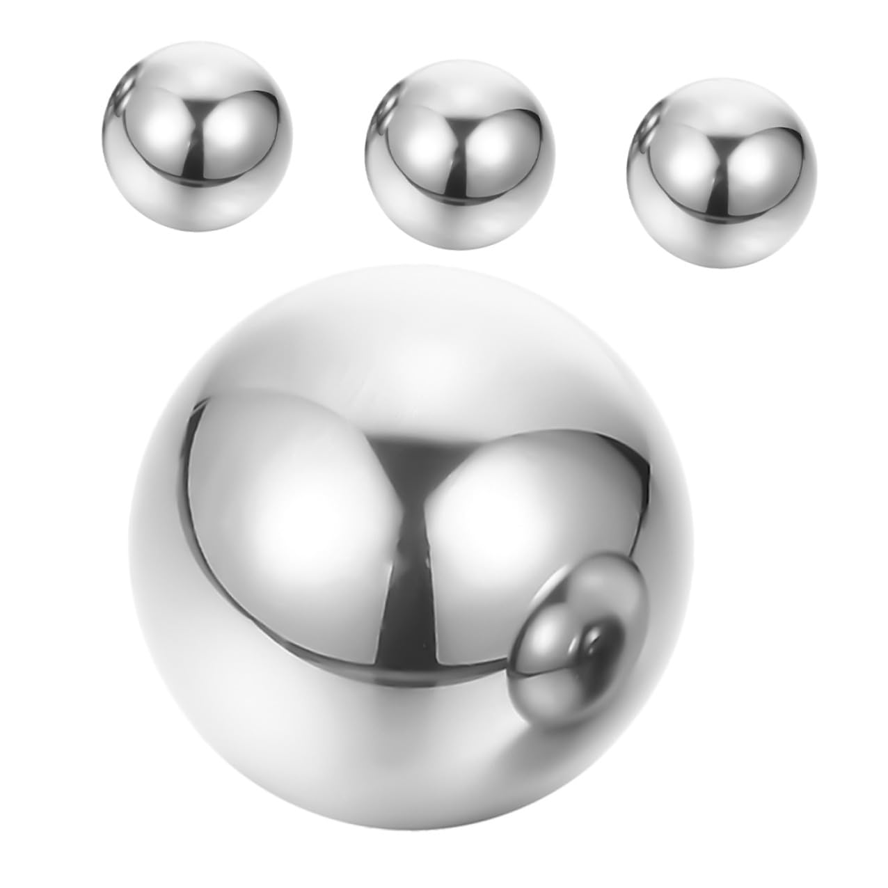 Bolas de Masaje de Acero Inoxidable Diseño Portátil 2 Pares para Relajación Muscular y Ejercicio de Brazos para Uso en Momentos de Descanso