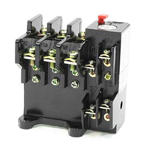 Relay térmico JR36-20 uxcell de 0.32-0.5A para motor trifásico AC 690V