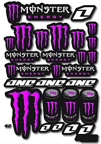 Adesivi Monster Energy - Stickers Moto - Quad - Motocross - Motociclette, Automobili, Caschi, Notebook Per Computer E Altri Oggetti