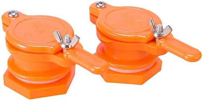 Honey Gate Valve for Bucket, Durable Nylon Honey Extractor Tap, Beekeeping Supplies 2 Pack