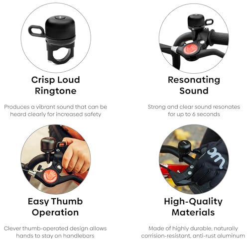 Woom 100222 Bing Bell, Children’S Classic Bicycle Bell Accessory, Aluminum Bike Bell thumb #2