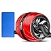 LUO'S Krafttraining & Bodybuilding Bauchrad mit Kniepads, automatischer Rebound, Herrenbauch Roll Mute Fitnessgeräte, Riesenrad Anti-Skid, Hausanfänger, Damenbauchreduzierung (Color : Red)