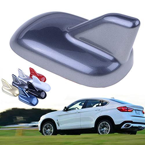 Antena aleta de tiburon negra para techo de coche SUV y berlina en ABS 2