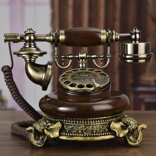 Téléphone classique rétro vintage de style années 1970 haute qualité