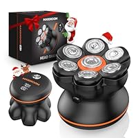 Maxgroom 7D Rasoir Tete Chauve Homme,Tondeuse Crane Chauve Sec&Huimide,IPX6 Etanche,USB-C 90 Minutes Autonomie, Rasoir Tête,Cadeau Homme Chauve
