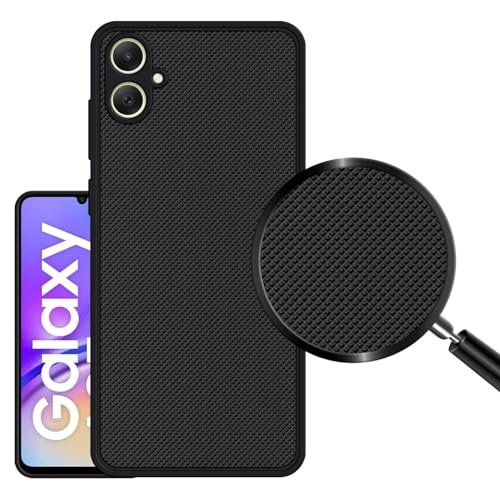 TOUCCH Liquid Silicone Case Cover for Samsung Galaxy A05 / F05 / M05 (4G)| Shock Proof Design & 360 Degree Protection| Premium Soft Black Cover for A05 / F05 / M05 (4G) | Sand Blast – Black- Best and cheap mobile covers in India