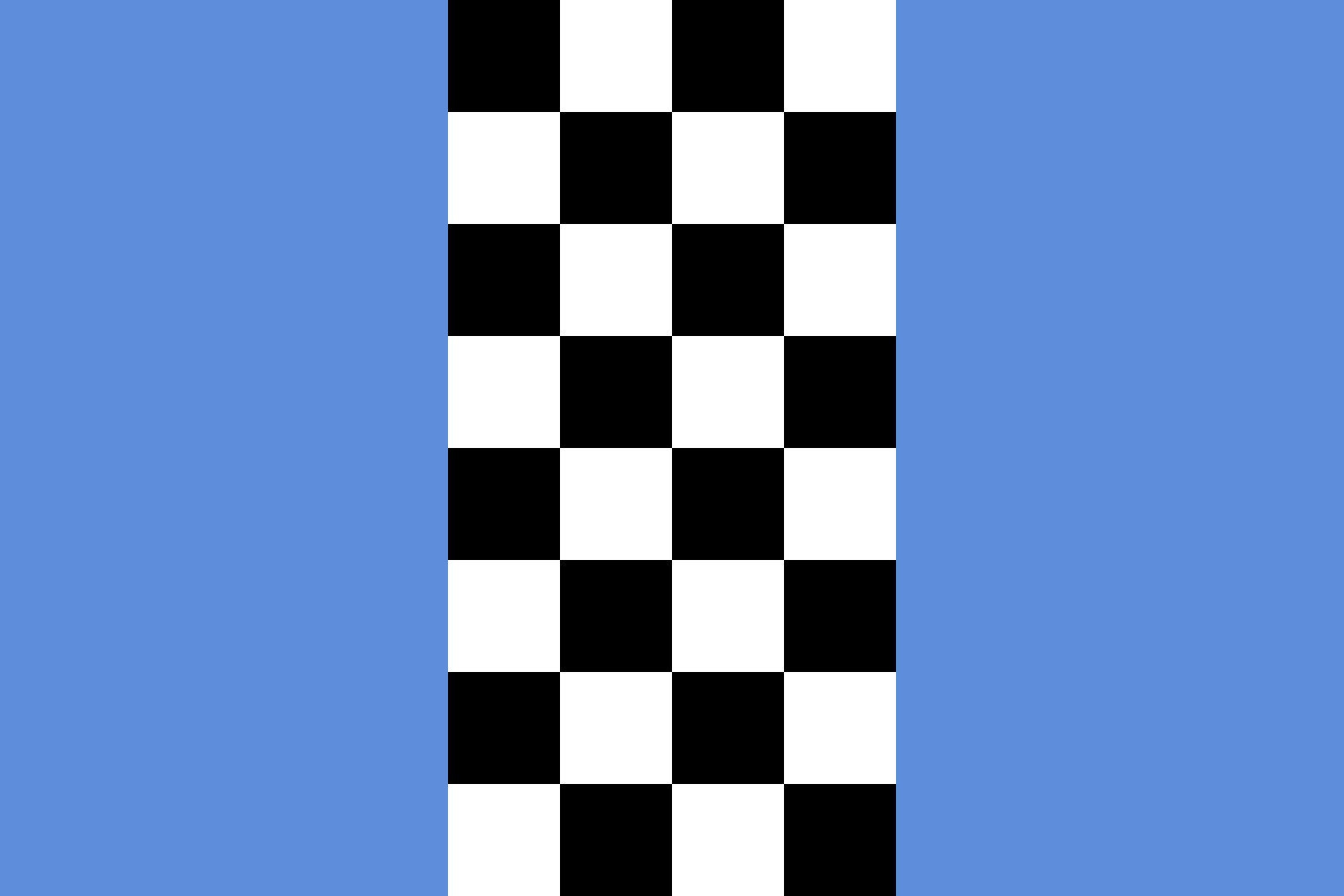 Drapeau Obec Choteč grand pavillon horizontal de 1.35m² pour mairie